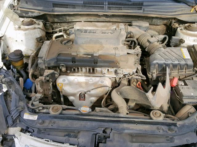 KNAFE122075466263 - 2007 KIA SPECTRA EX WHITE photo 7