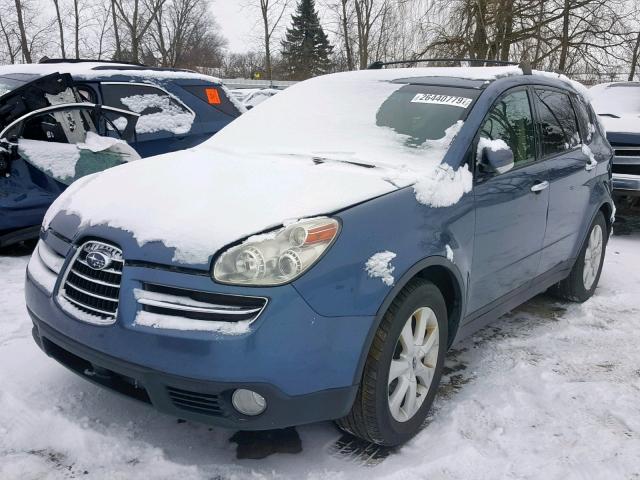 4S4WX83C564431022 - 2006 SUBARU B9 TRIBECA BLUE photo 2