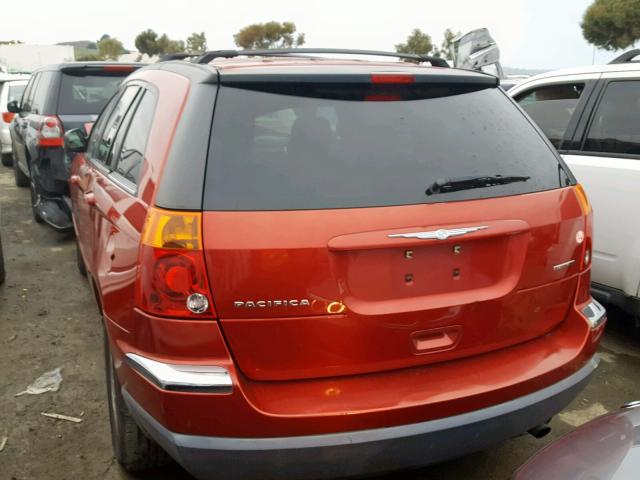 2C8GF68424R175531 - 2004 CHRYSLER PACIFICA RED photo 3