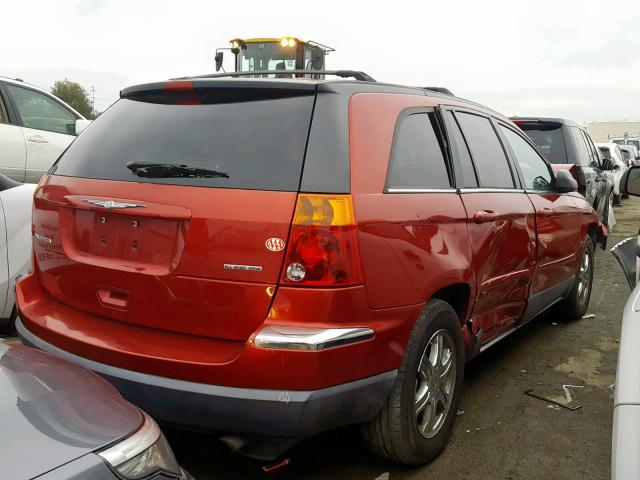 2C8GF68424R175531 - 2004 CHRYSLER PACIFICA RED photo 4