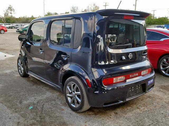 JN8AZ2KR6BT204597 - 2011 NISSAN CUBE BASE BLACK photo 3