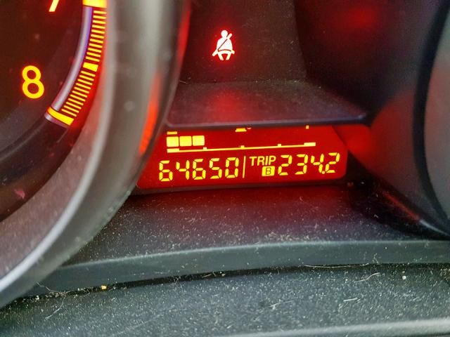 JM1BL1H44A1233632 - 2010 MAZDA SPEED 3 GRAY photo 8