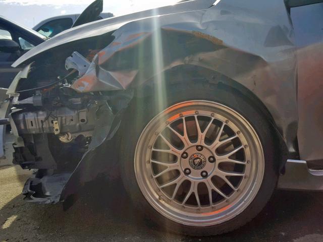 JM1BL1H44A1233632 - 2010 MAZDA SPEED 3 GRAY photo 9