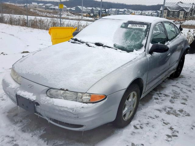 1G3NL52E04C192902 - 2004 OLDSMOBILE ALERO GL SILVER photo 2