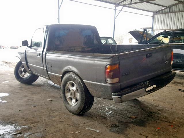 1FTYR10C5XPA71057 - 1999 FORD RANGER GRAY photo 3