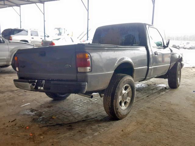 1FTYR10C5XPA71057 - 1999 FORD RANGER GRAY photo 4