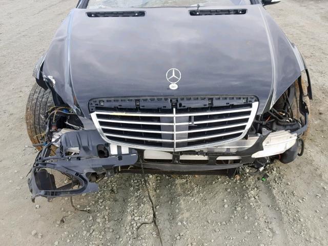 WDDNG76X17A118549 - 2007 MERCEDES-BENZ S 600 BLACK photo 7