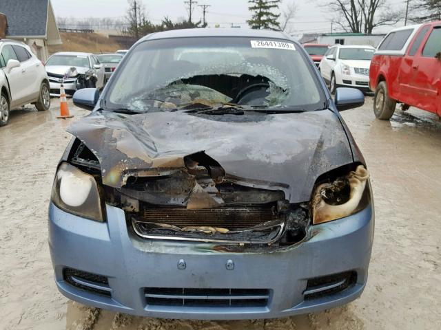 KL1TD56618B018122 - 2008 CHEVROLET AVEO BASE ლურჯი ფოტო 9