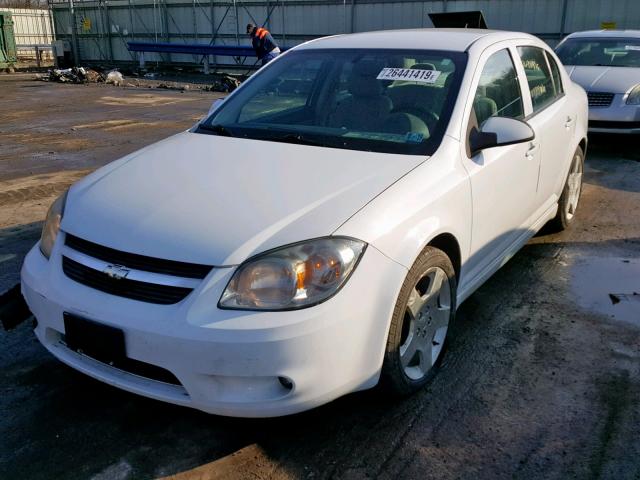 1G1AF5F59A7184407 - 2010 CHEVROLET COBALT 2LT WHITE photo 2