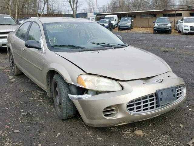 1C3EL46X82N183148 - 2002 CHRYSLER SEBRING LX TAN photo 1