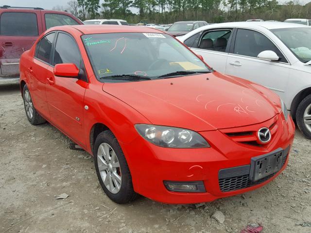 JM1BK123771646849 - 2007 MAZDA 3 S RED photo 1