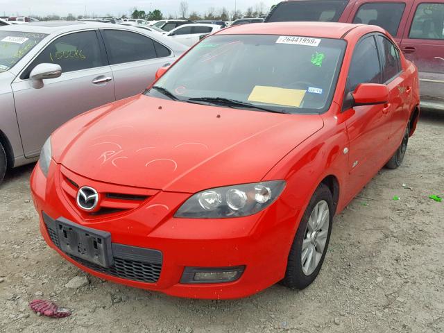 JM1BK123771646849 - 2007 MAZDA 3 S RED photo 2