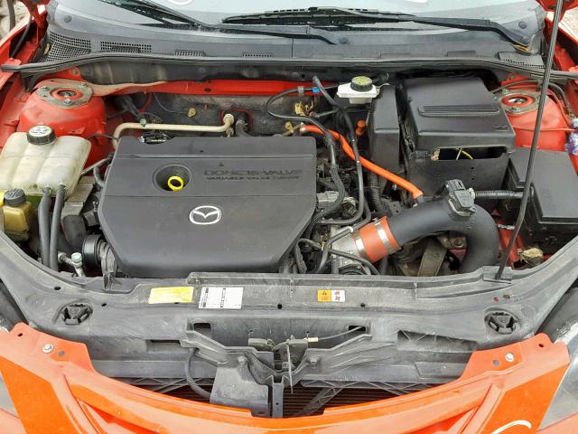 JM1BK123771646849 - 2007 MAZDA 3 S RED photo 7