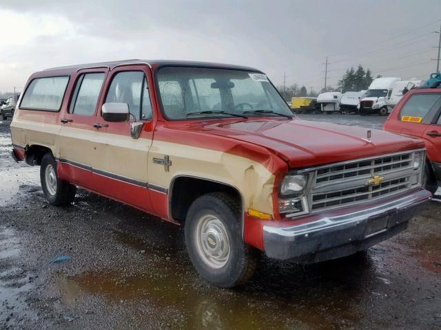 1GNER16H8HF146144 - 1987 CHEVROLET SUBURBAN R TWO TONE photo 1