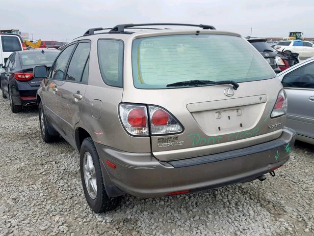 JTJGF10U510085485 - 2001 LEXUS RX 300 TAN photo 3