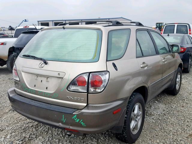 JTJGF10U510085485 - 2001 LEXUS RX 300 TAN photo 4