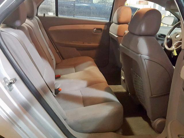 1G1ZG57BX94134701 - 2009 CHEVROLET MALIBU LS SILVER photo 6