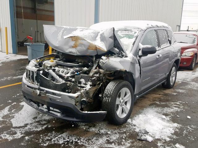 1C4NJDBB1HD143715 - 2017 JEEP COMPASS SP ნაცრისფერი ფოტო 2