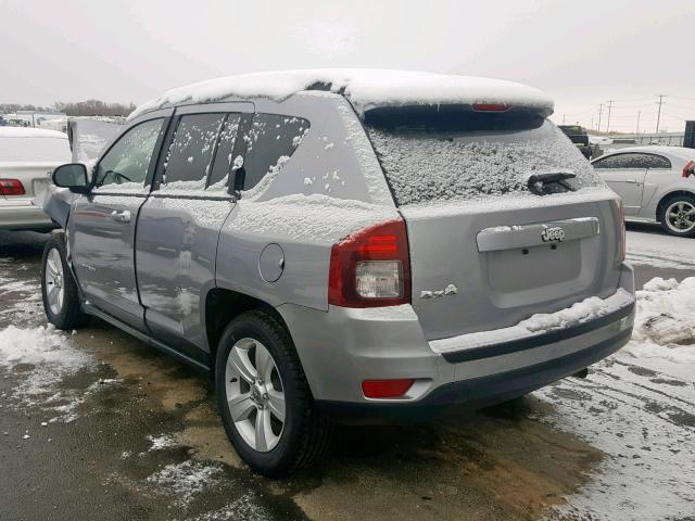 1C4NJDBB1HD143715 - 2017 JEEP COMPASS SP ნაცრისფერი ფოტო 3