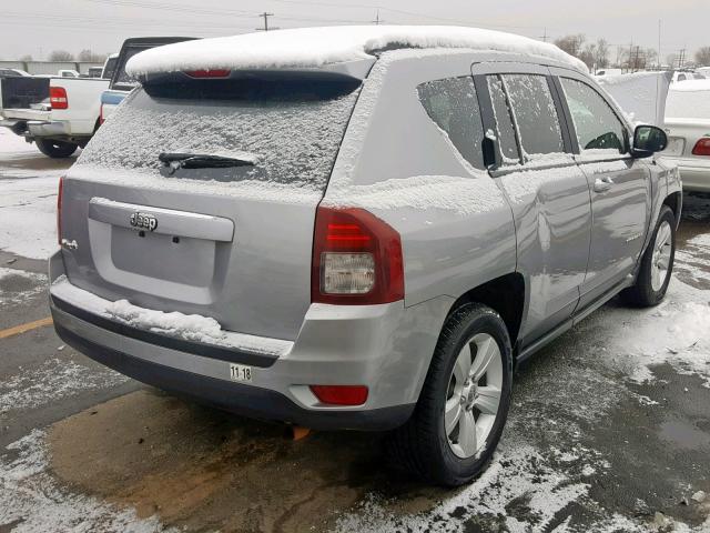 1C4NJDBB1HD143715 - 2017 JEEP COMPASS SP ნაცრისფერი ფოტო 4