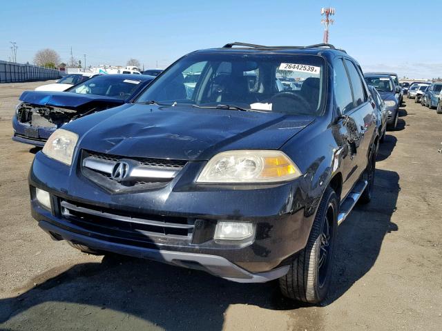 2HNYD18956H510701 - 2006 ACURA MDX TOURIN BLACK photo 2