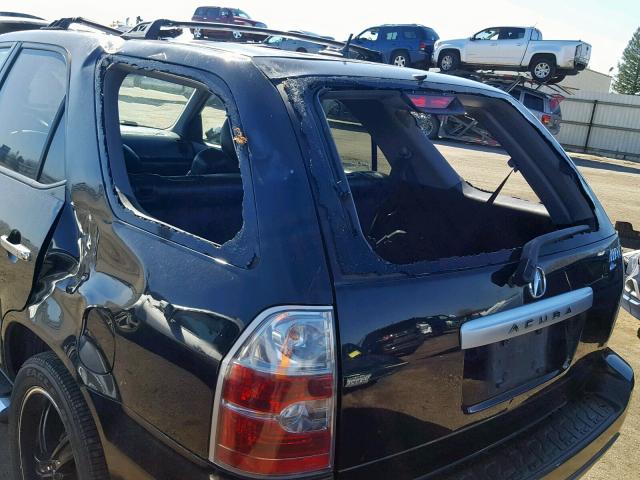 2HNYD18956H510701 - 2006 ACURA MDX TOURIN BLACK photo 9