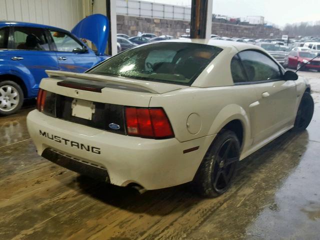 1FAFP42X63F303427 - 2003 FORD MUSTANG GT WHITE photo 4