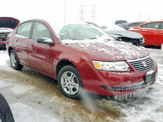 1G8AJ52F35Z178370 - 2005 SATURN ION LEVEL MAROON photo 1