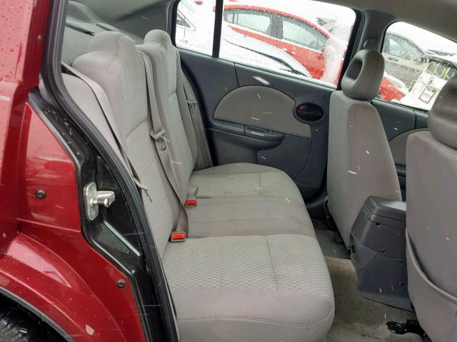 1G8AJ52F35Z178370 - 2005 SATURN ION LEVEL MAROON photo 6