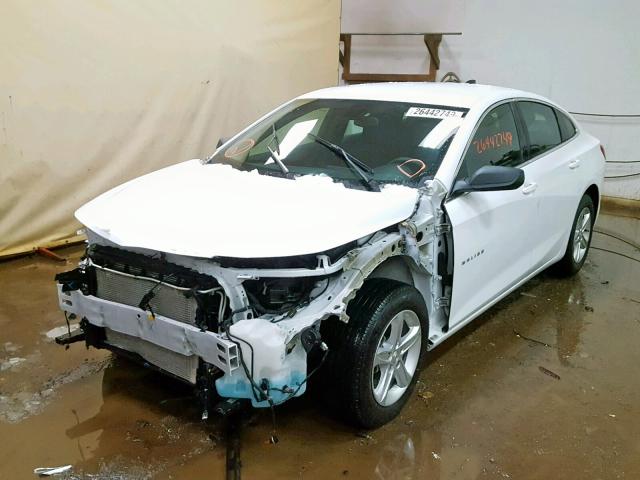 1G1ZB5ST9KF110124 - 2019 CHEVROLET MALIBU LS WHITE photo 2