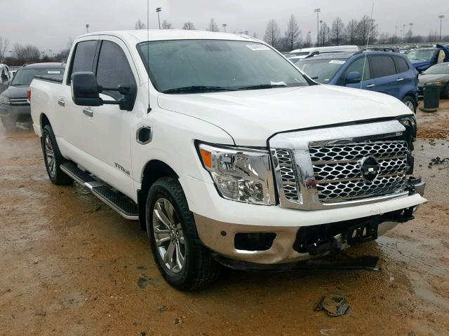 1N6AA1E55HN562564 - 2017 NISSAN TITAN SV WHITE photo 1