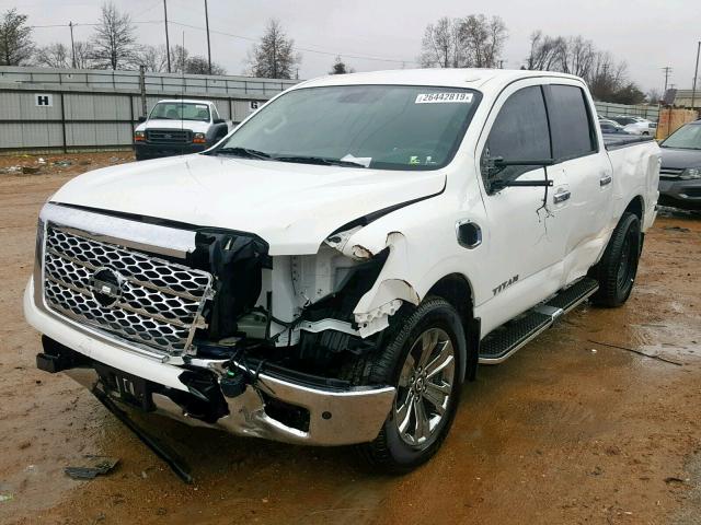 1N6AA1E55HN562564 - 2017 NISSAN TITAN SV WHITE photo 2