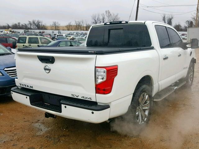 1N6AA1E55HN562564 - 2017 NISSAN TITAN SV WHITE photo 4