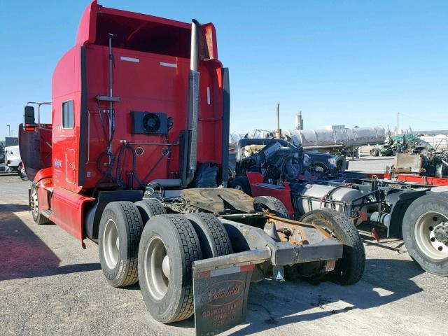 1XPHD49X3DD205145 - 2013 PETERBILT 386 RED photo 3