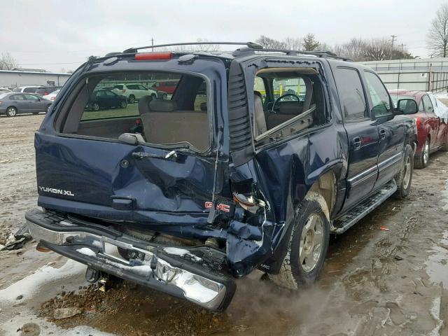 3GKFK16ZX5G292599 - 2005 GMC YUKON XL K BLUE photo 4