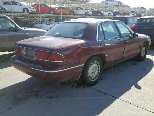 1G4HP52K8VH483350 - 1997 BUICK LESABRE CU MAROON photo 4