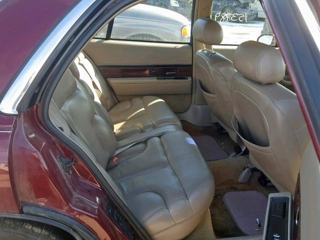 1G4HP52K8VH483350 - 1997 BUICK LESABRE CU MAROON photo 6