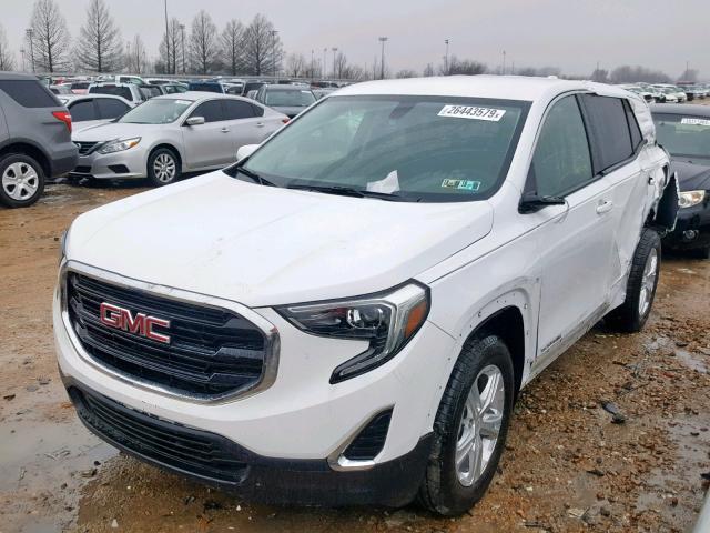 3GKALMEV6JL161470 - 2018 GMC TERRAIN SL WHITE photo 2