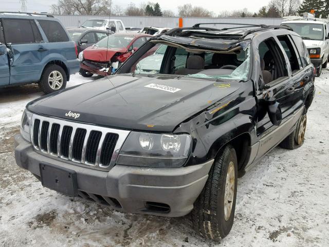 1J4GW48S8YC336896 - 2000 JEEP GRAND CHER BLACK photo 2