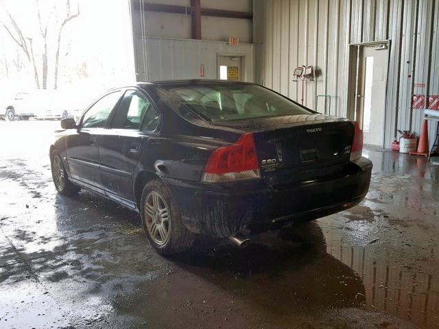 YV1RH592352451656 - 2005 VOLVO S60 2.5T BLACK photo 3