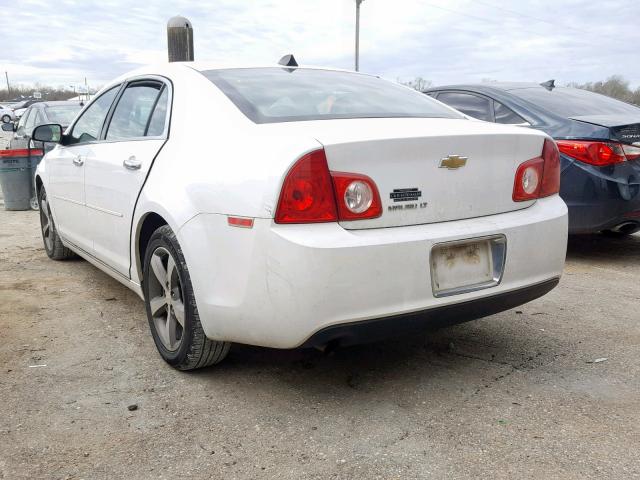 1G1ZC5EU4CF396841 - 2012 CHEVROLET MALIBU 1LT 白色 照片 3