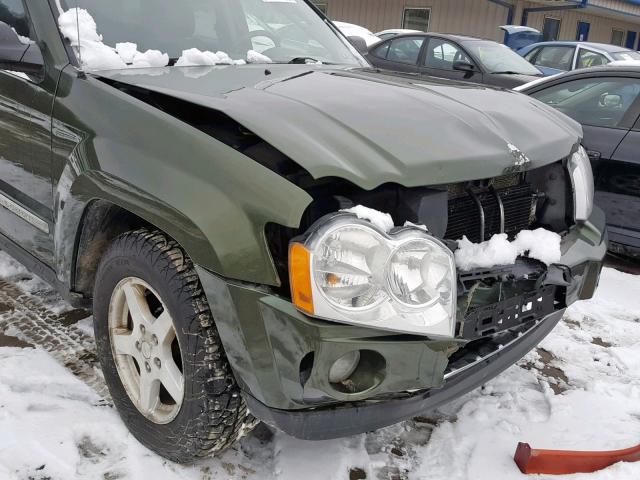 1J8HR58227C551253 - 2007 JEEP GRAND CHER BLACK photo 9