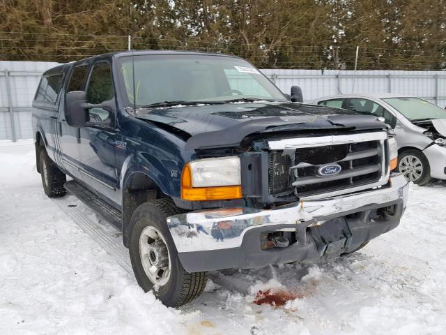 1FTSW31S7XEE46474 - 1999 FORD F350 SRW S GREEN photo 1