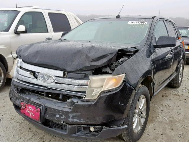 2FMDK3JC5ABA36865 - 2010 FORD EDGE SEL BLACK photo 2