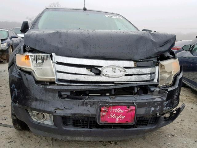 2FMDK3JC5ABA36865 - 2010 FORD EDGE SEL BLACK photo 9