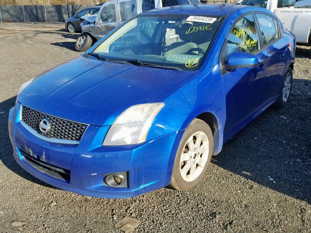 3N1AB6AP6AL610246 - 2010 NISSAN SENTRA 2.0 BLUE photo 2