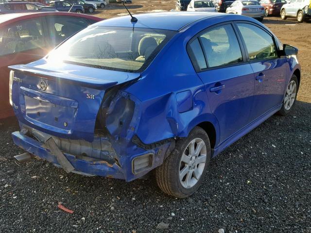 3N1AB6AP6AL610246 - 2010 NISSAN SENTRA 2.0 BLUE photo 4