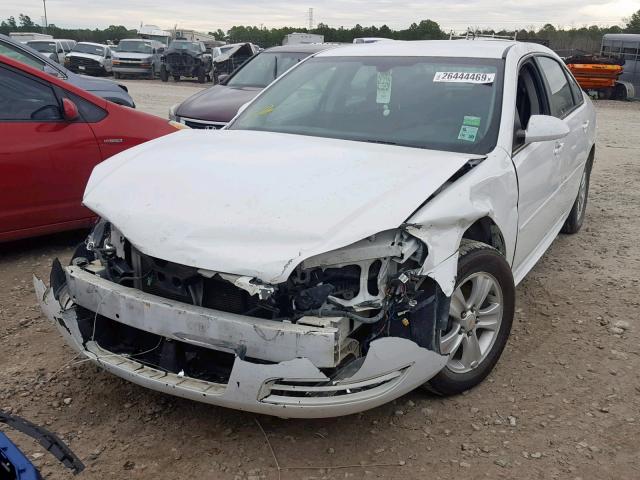 2G1WA5E30F1144306 - 2015 CHEVROLET IMPALA LIM WHITE photo 2