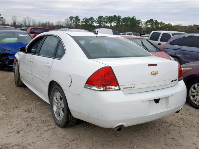 2G1WA5E30F1144306 - 2015 CHEVROLET IMPALA LIM WHITE photo 3