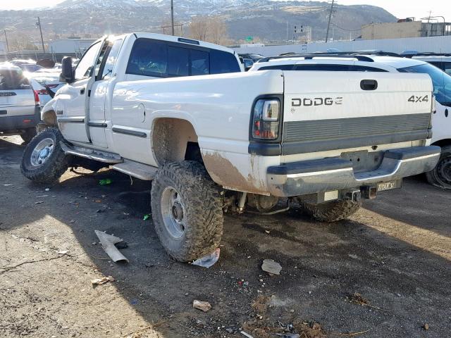 1B7KF23D7WJ133049 - 1998 DODGE RAM 2500 WHITE photo 3